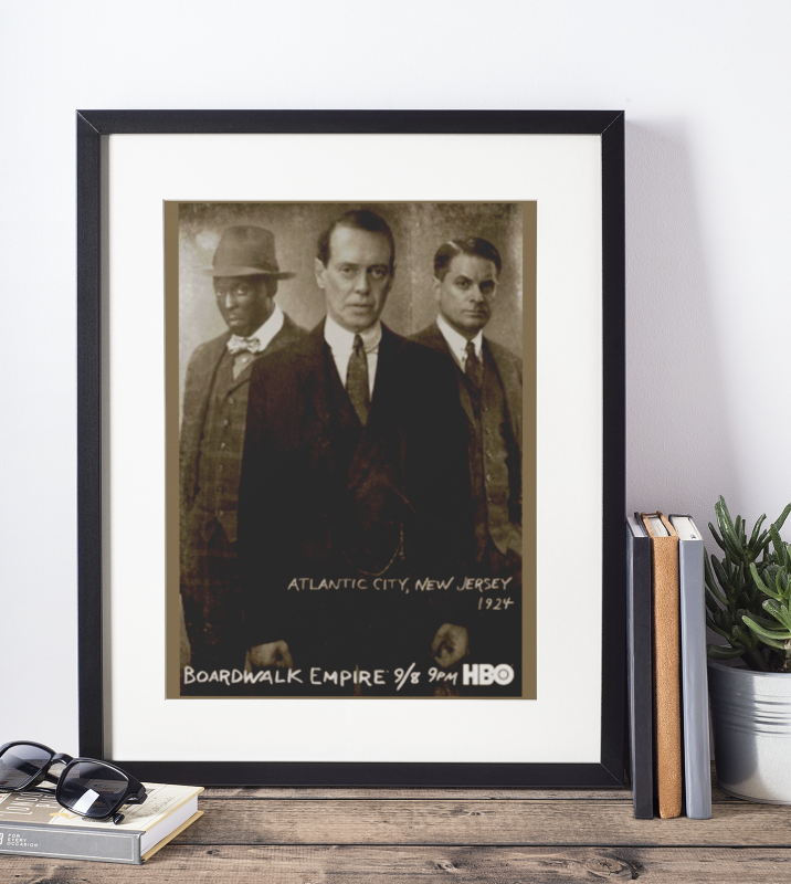 Boardwalk Empire Wooden Framed Poster