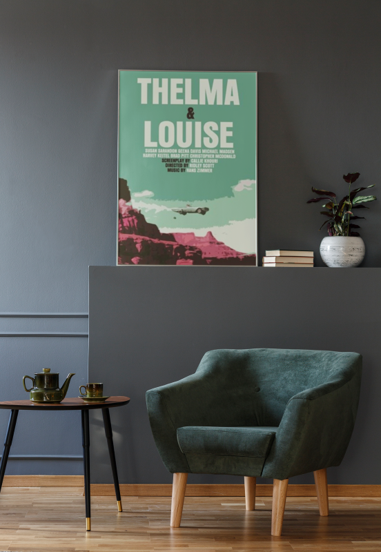 Thelma And Louise Metal Framed Poster