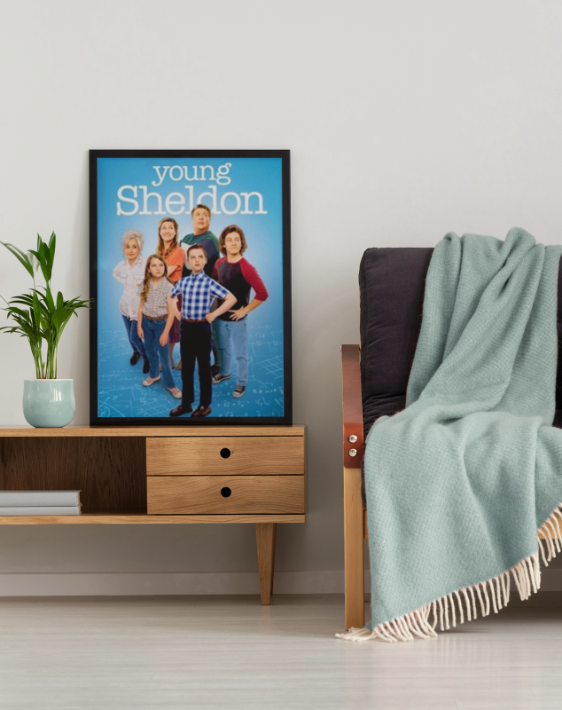 Young Sheldon Metal Framed Poster