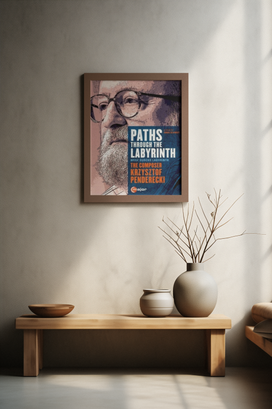 Wege Durchs Labyrinth - Der Komponist Krzysztof Penderecki Wooden Framed Poster