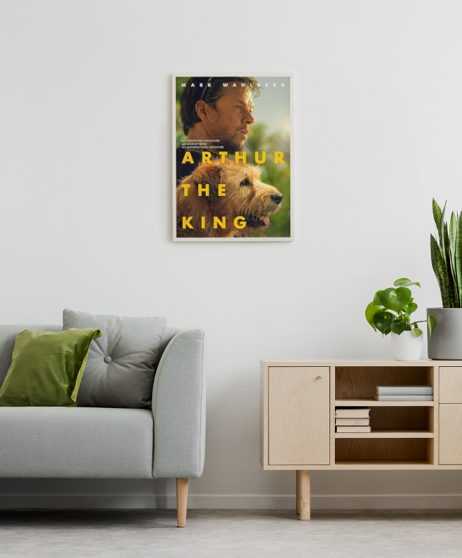 Arthur the King Wooden Framed Poster