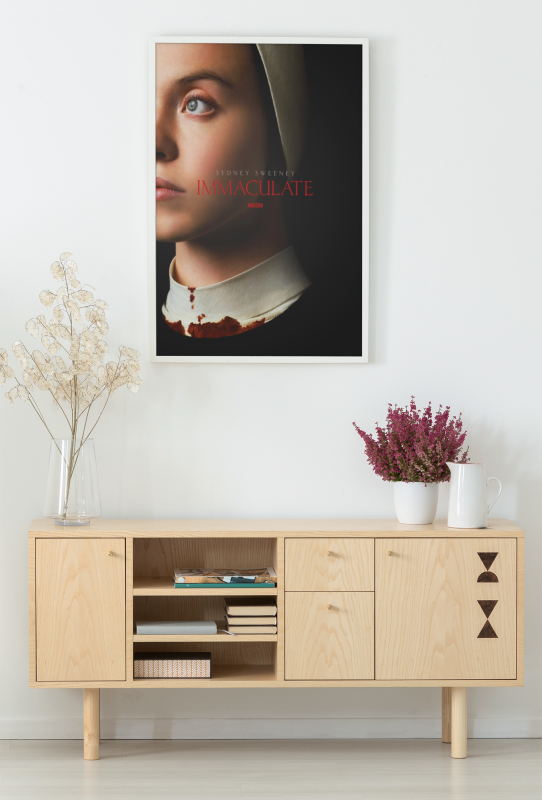 Immaculate Wooden Framed Poster