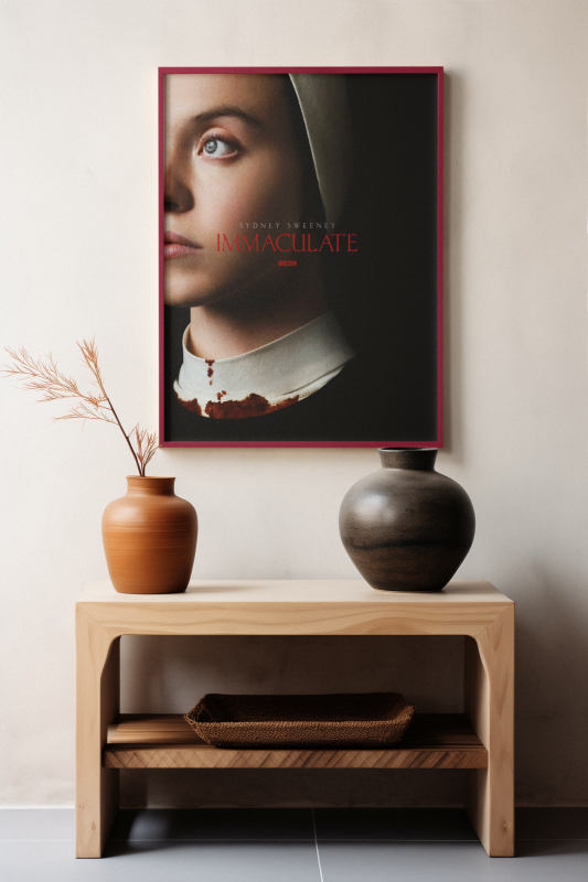 Immaculate Wooden Framed Poster